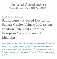 Kadın Genital Bölge Estetiğinde Kullanılan Radyofrekans Cihazlarına İlişkin Makalemiz Yayınlandı